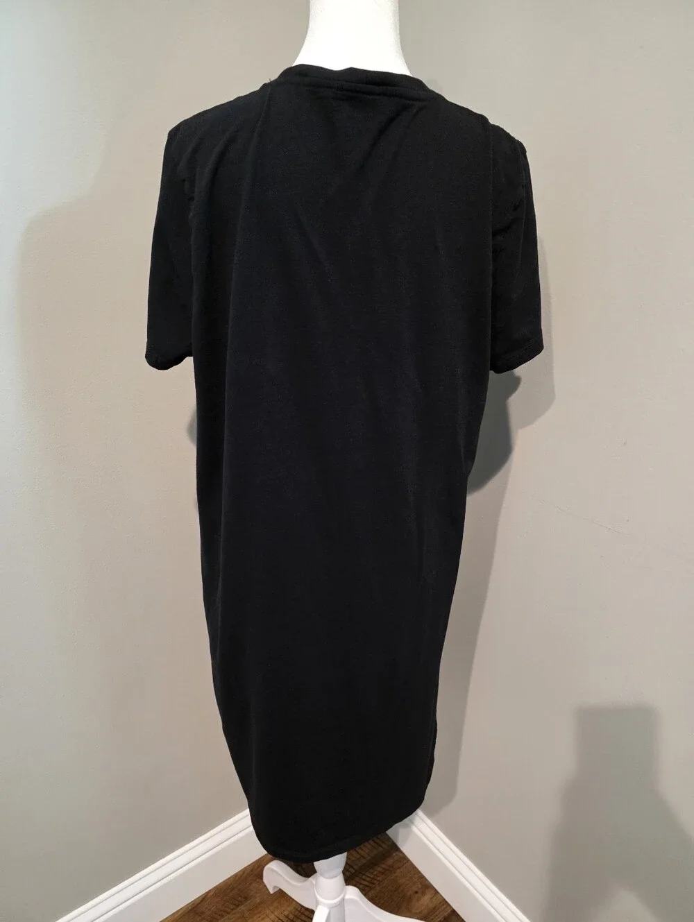 J.Crew Black Lightweight T-shirt Dress, Large